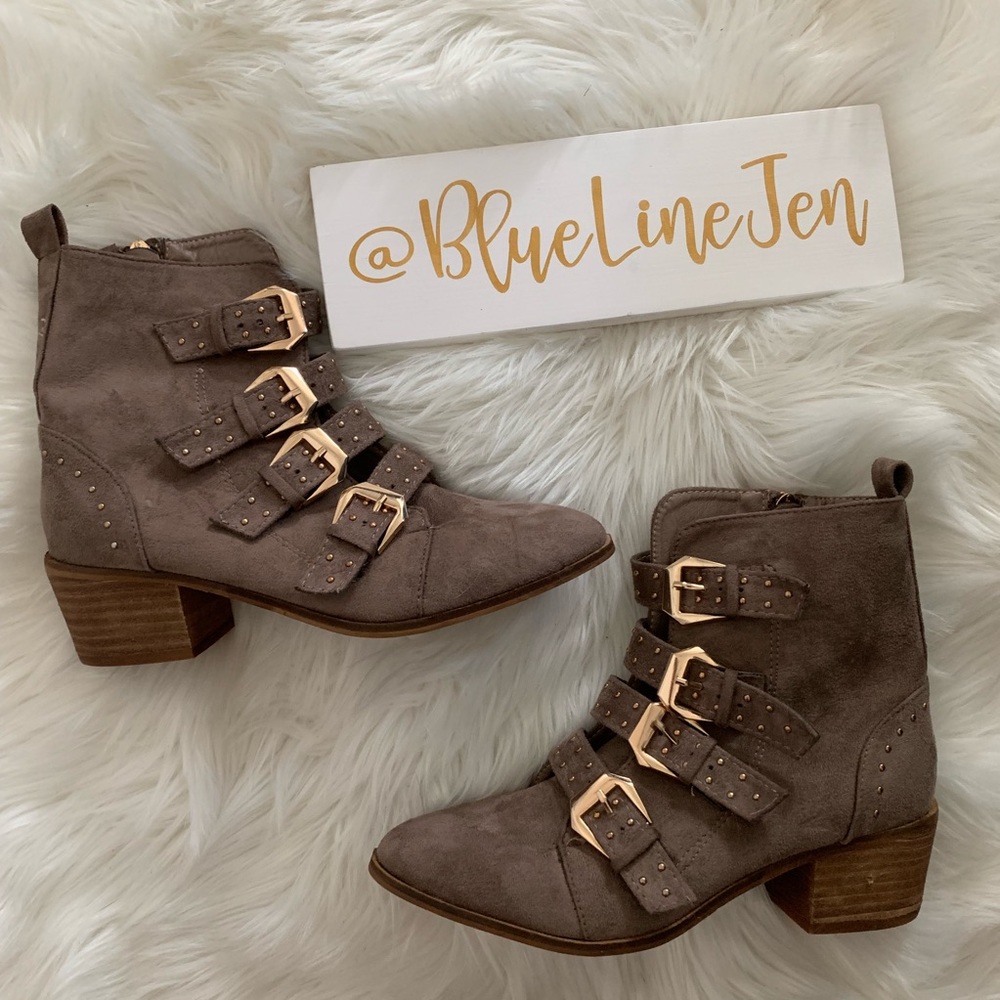 Catherine Malandrino Patsy Buckle Bootie Nwot - image 1